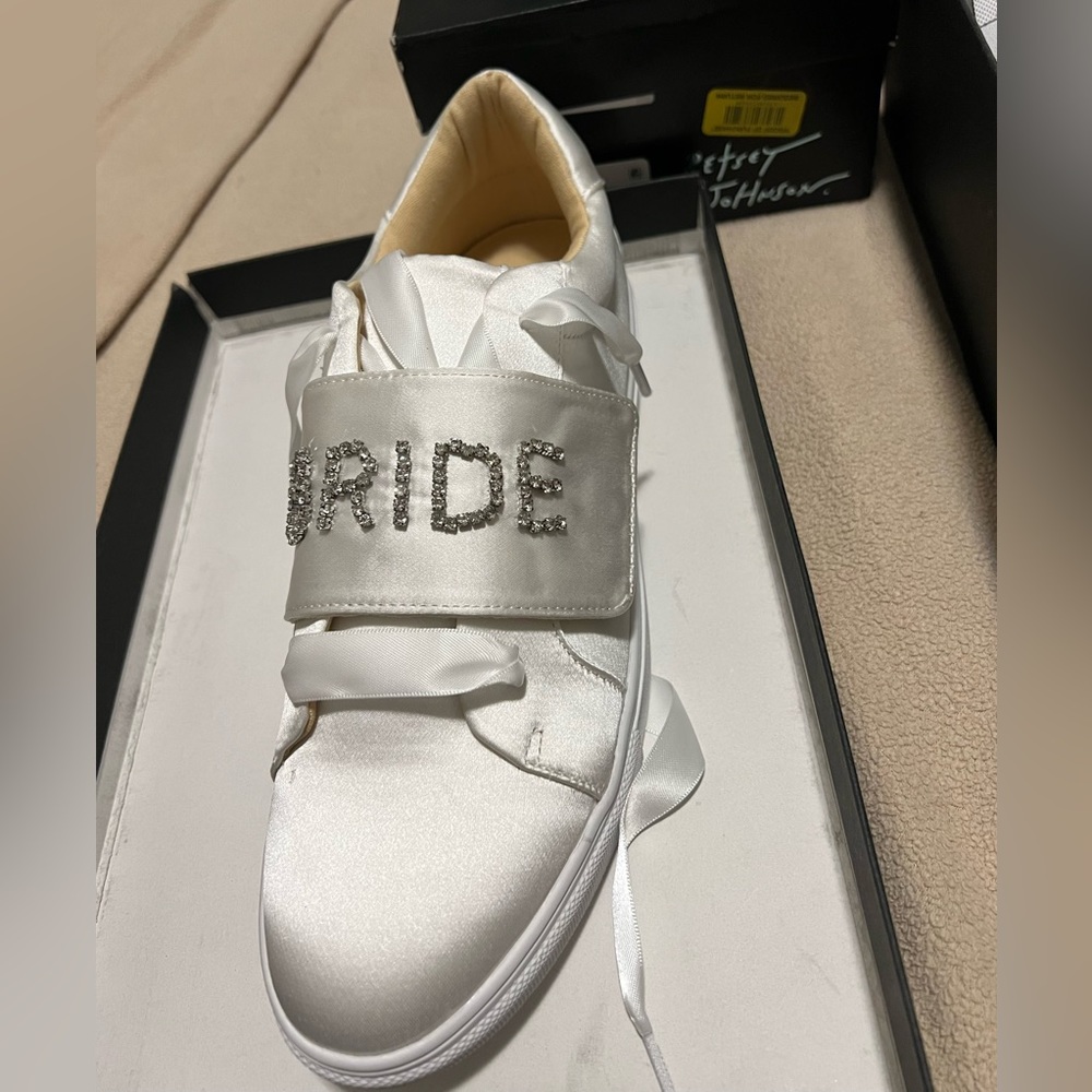 Betsey Johnson Bride Tennis Shoes